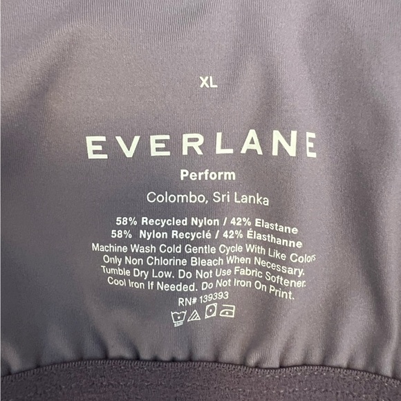 Everlane Purple The Preform Cami With Shelf Bra Crop Top Size Women’s XL - Picture 6 of 8